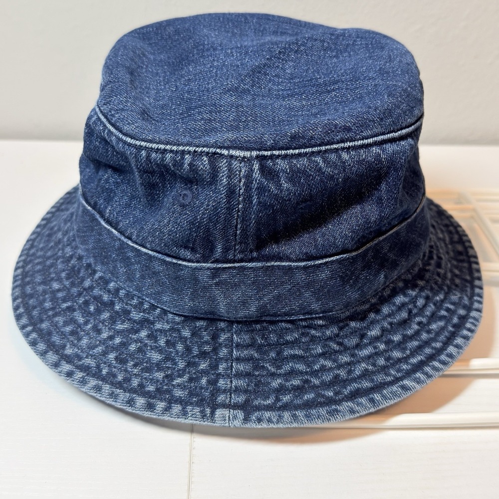 Polo Ralph Lauren Denim Loft Bucket Hat Logo Unisex Sz S/M - Picture 3 of 10